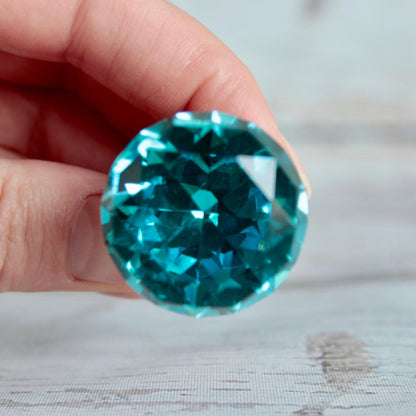 Turquoise Glass Knob - DaRosa Creations