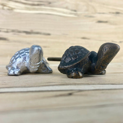 Turtle Knob in Bronze or Silver - DaRosa Creations