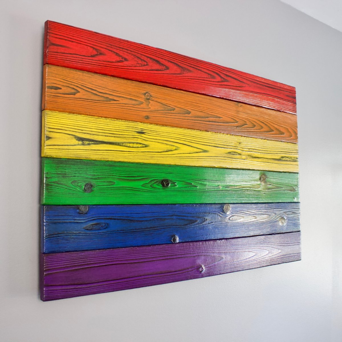 Wooden Pride Flag - DaRosa Creations