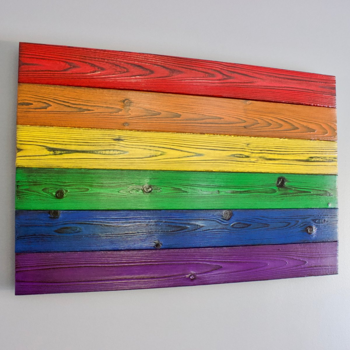 Wooden Pride Flag - DaRosa Creations