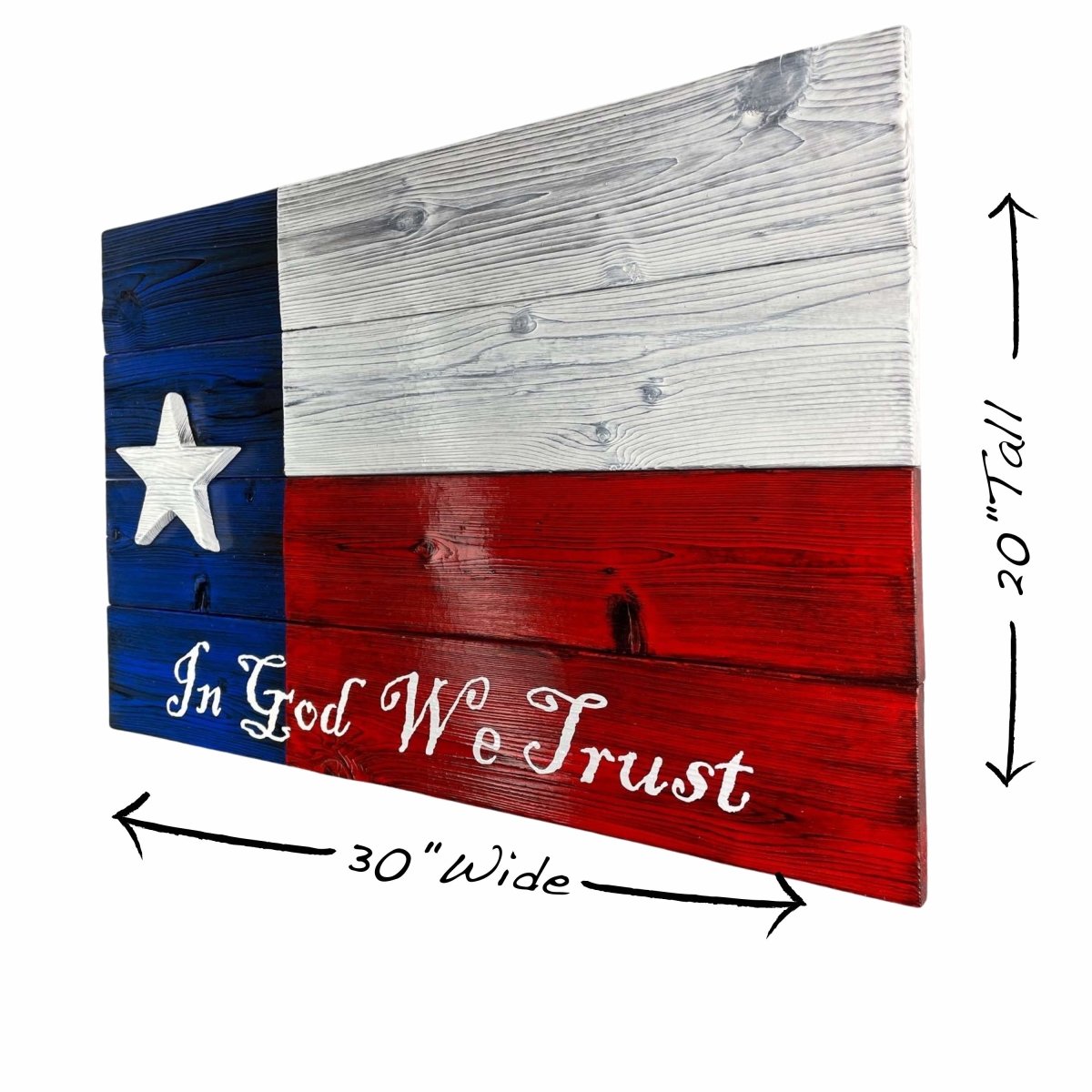 Wooden Texas Flag Custom Made - DaRosa Creations