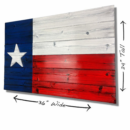 Wooden Texas Flag Custom Made - DaRosa Creations